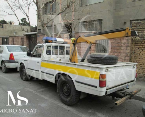 سازنده جرثقیل یدک کش خودرو