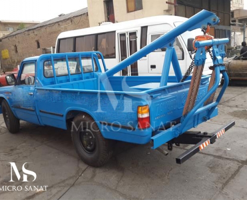 حمل تریلی با جرثقیل یدک کش
