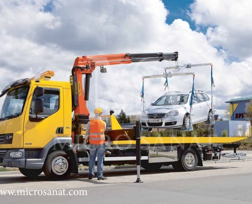 بهترین سازنده جرثقیل یدک کش خودرو